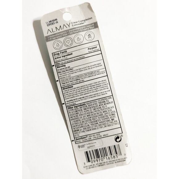 4/$20 Almay Clear Complexion Concealer Prebiotics And Aloe, Medium/Deep 400 - Picture 4 of 4